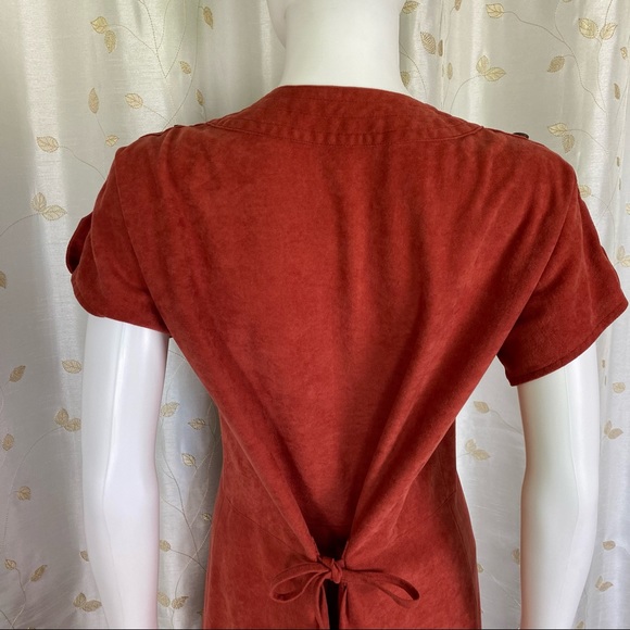 Rusty Orange MIDI Dress - Picture 5 of 8